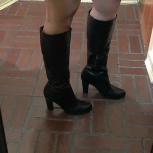 Tall black boots